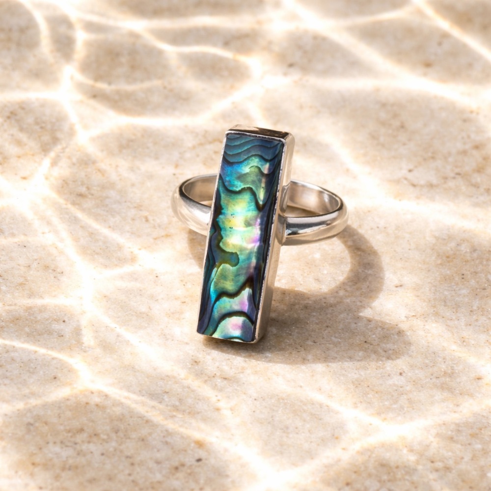 Abalone Shell Ring Shell Ring - Picture 11 of 15